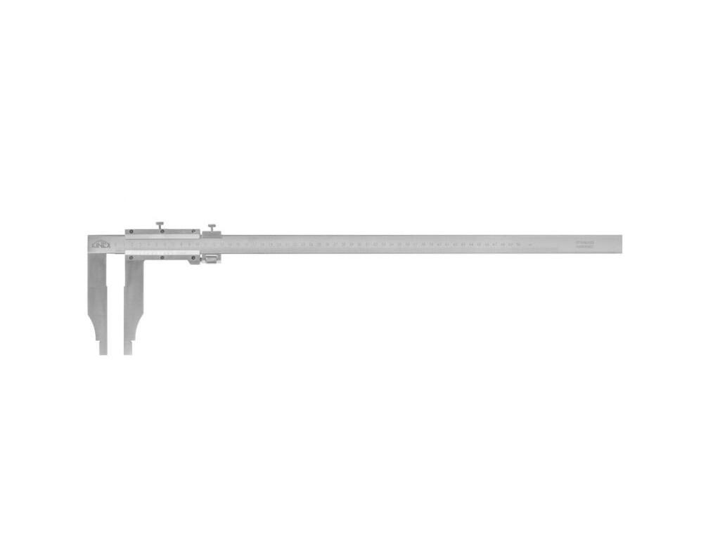 Posuvné měřítko s jemným stavěním bez horních nožů 500/200 mm 0,02 mm KINEX - KI6015-02-200