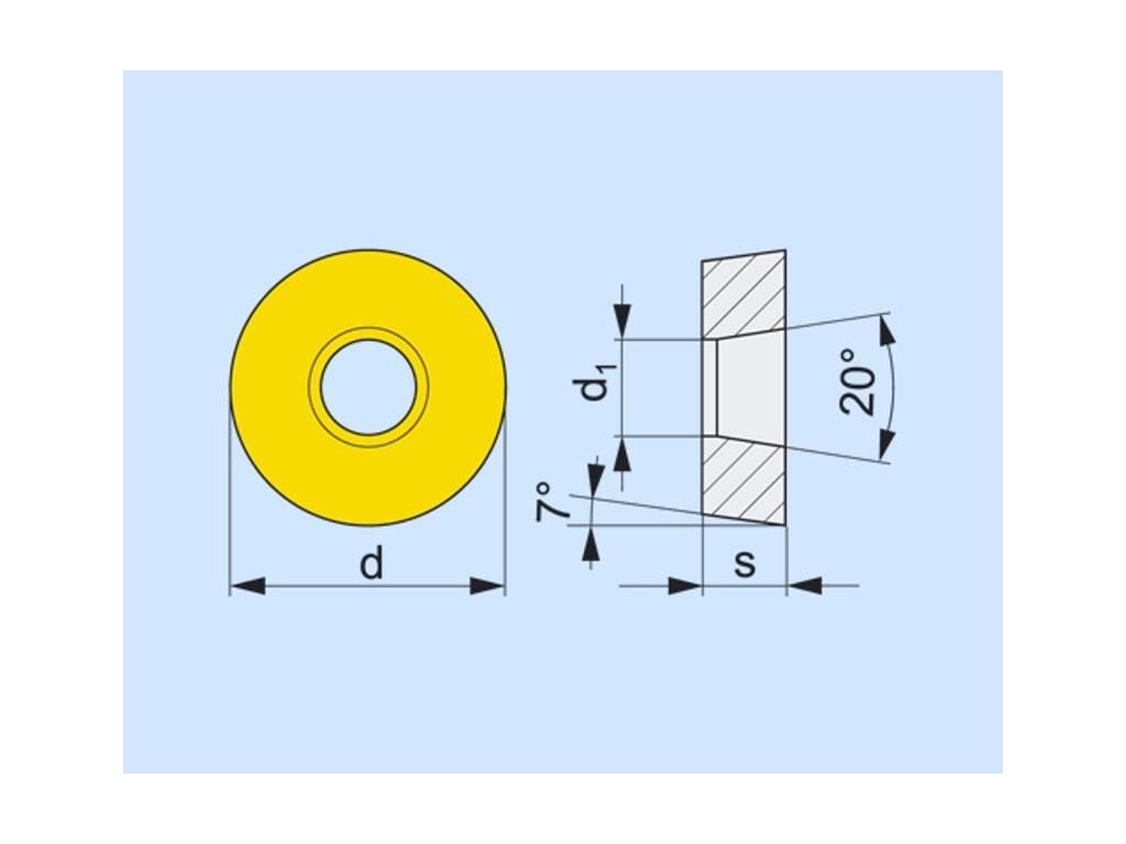 Soustružnické VBD negativní 80001247 / 6751668 RCMX A1 -S- PRAMET - PM-RCMX-3209MOS-361-6640