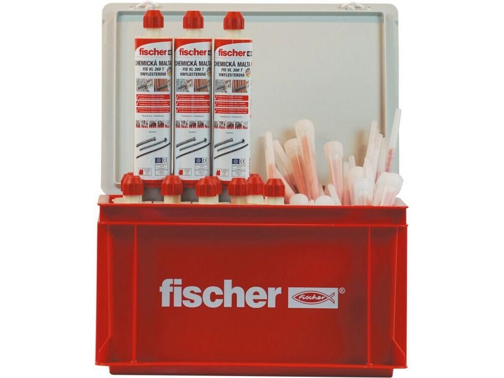 HWK BOX FIS VL 300 T Chemická malta vinylesterová - 20 kartuší 310ml, 40 směšovačů - FI-538589