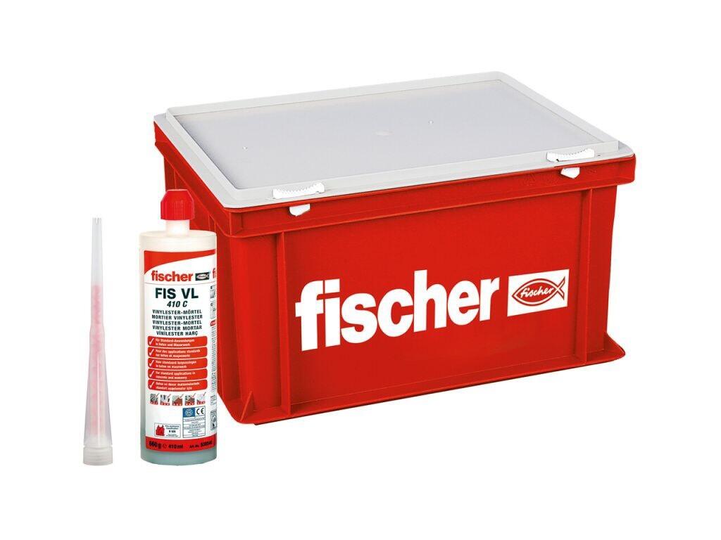 HWK BOX FIS VL 410 C Chemická malta vinylesterová - 16 kartuší 410ml, 16 směšovačů - FI-538590