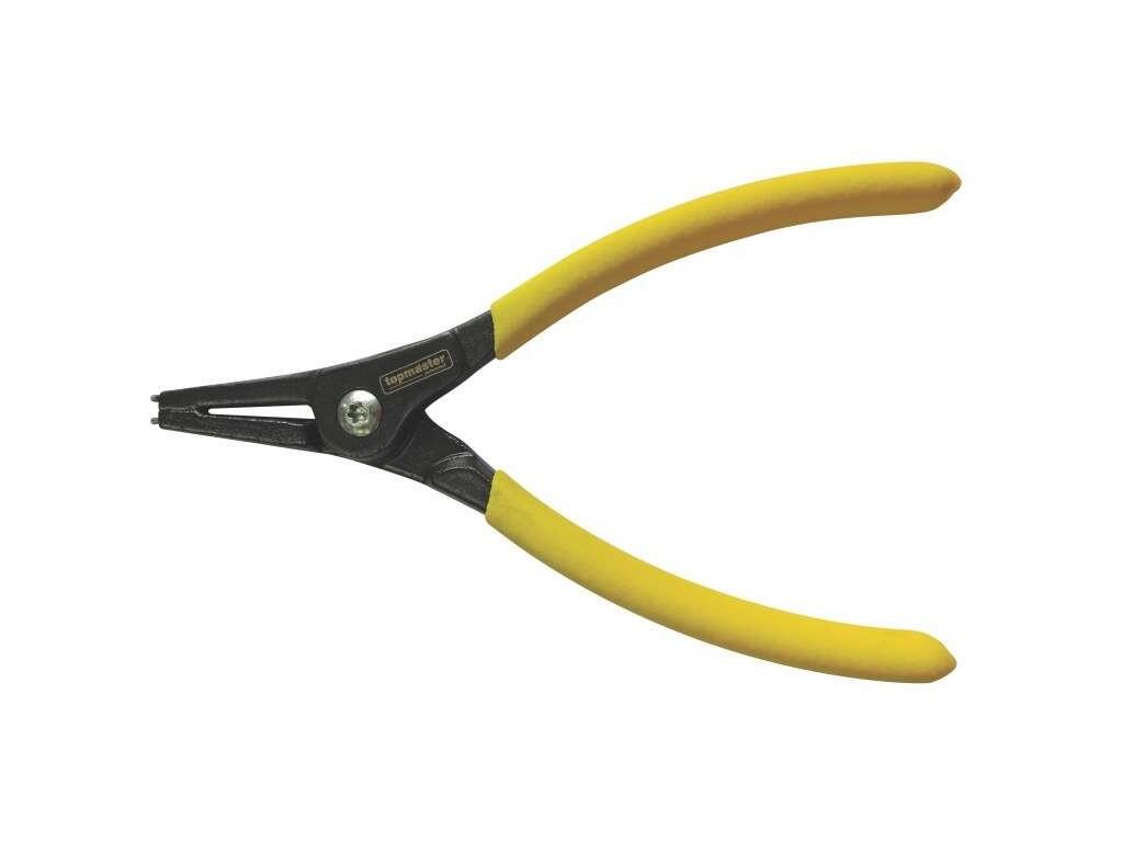 Kleště na pojistné kroužky pro hřídele 19-60mm zahnuté 90° 180mm TMP - TM-212919