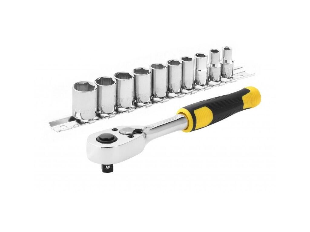 11dílná sada 1/4" ráčny s 12hrannými hlavicemi (5,5 - 14 mm) - ST-STMT82666-0