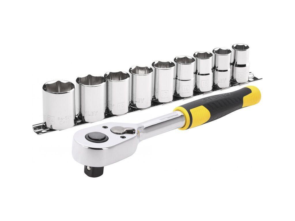 10dílná sada 1/2" ráčny s 12hrannými hlavicemi (13 - 24 mm) - ST-STMT82671-0