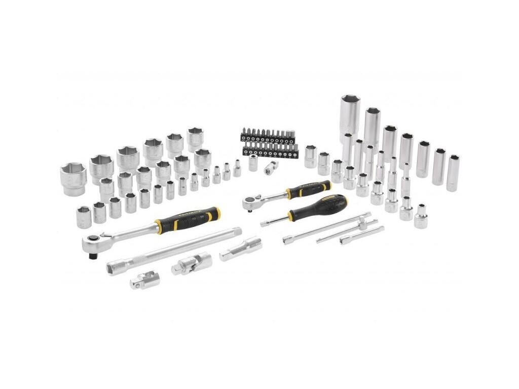 FatMax® 81dílná sada 1/4" + 1/2" nářadí - 6hranné hlavice (4 - 14 mm + 8 - 34 mm) - ST-FMMT82826-1