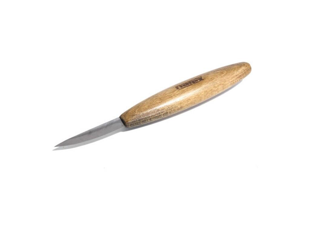 Nůž řezbářský Sloyd, buková rukojeť, čepel 55mm, L=185mm - NB8220-01