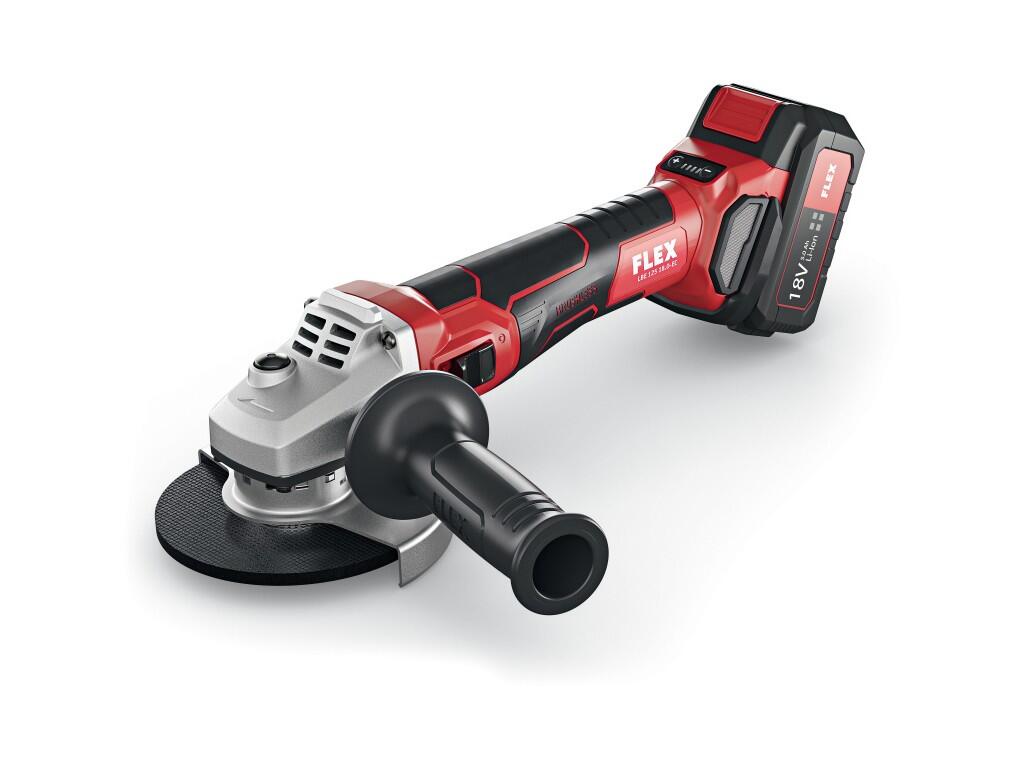 LBE 125 18.0-EC Aku-úhlová bruska s variabilními otáčkami a brzdou 18,0 V, 125 mm FLEX - FX-499285