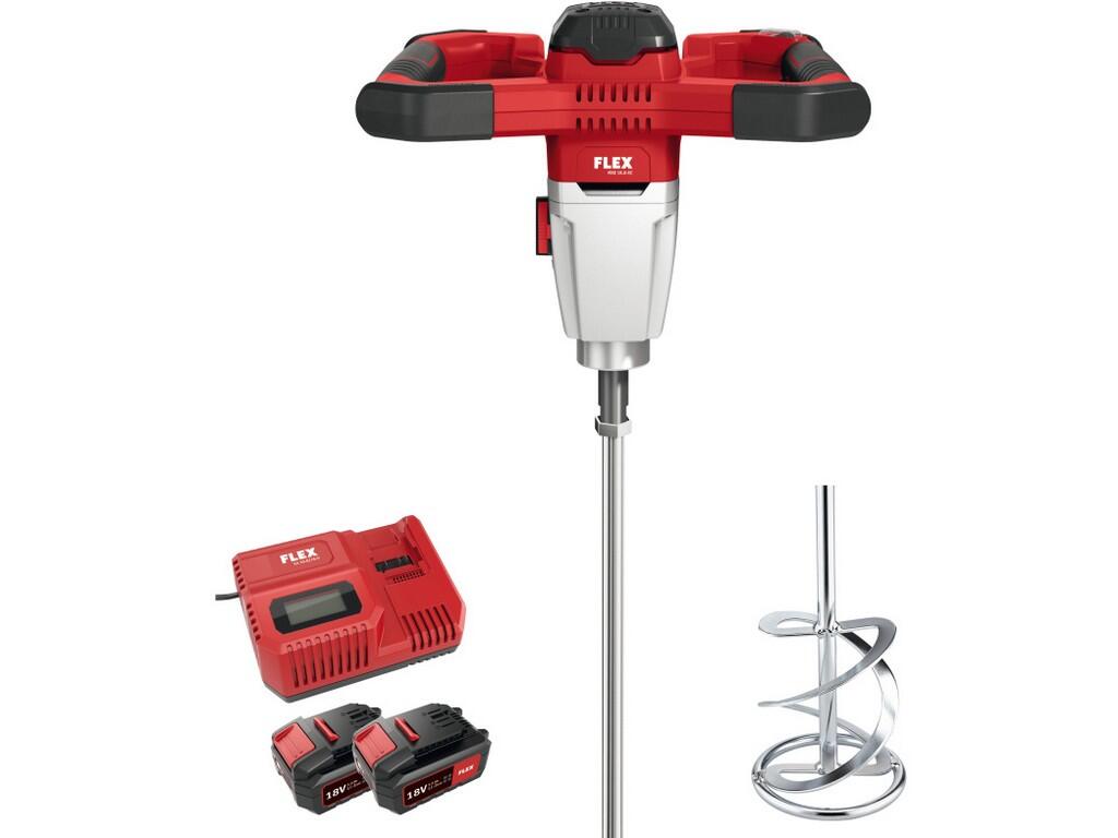 MXE 18.0-EC/5.0 Set + WR2 120 Aku- Míchadlo FLEX - FX-495972