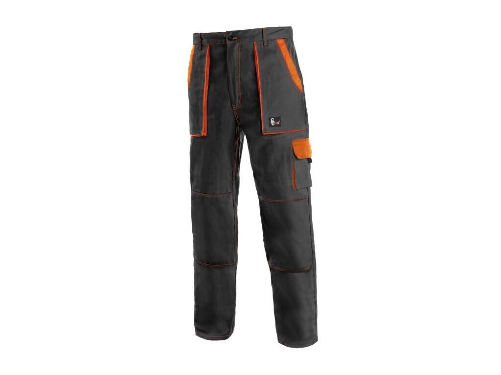 Kalhoty do pasu CXS LUXY JOSEF, pánské, černo-oranžové, vel. 58 b1/20 - CN-1020-006-803-58