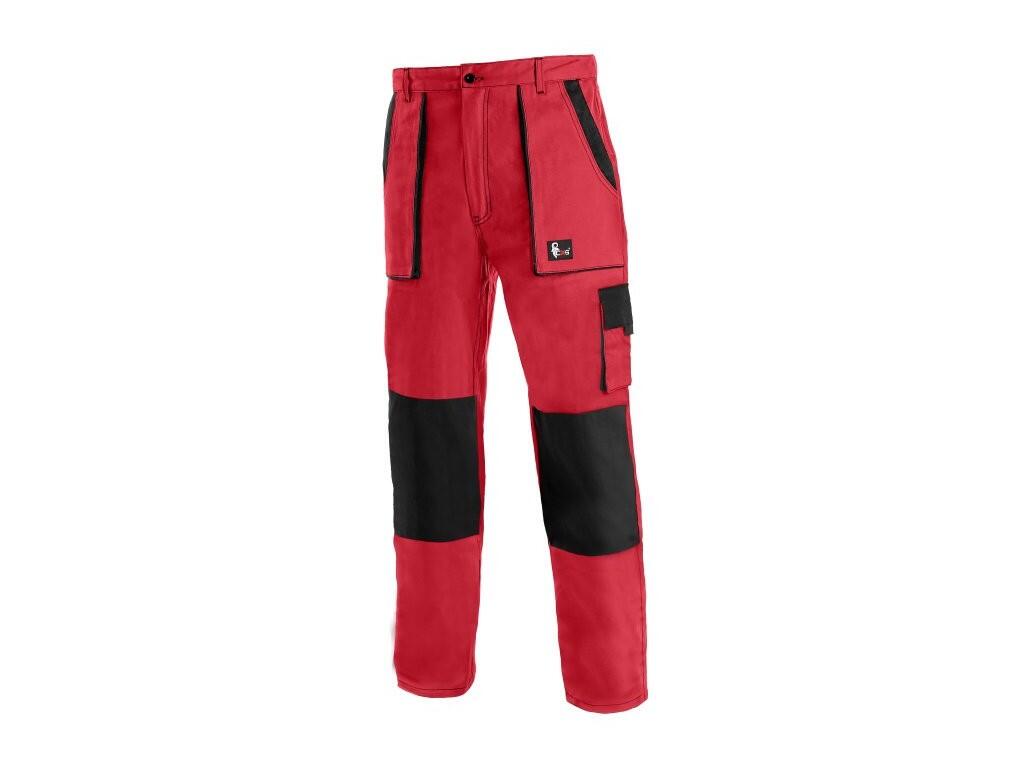 Kalhoty do pasu CXS LUXY JOSEF, pánské, červeno-černé, vel. 66 b1/20 - CN-1020-006-260-66