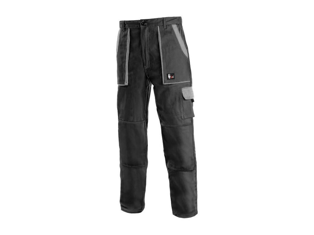Kalhoty do pasu CXS LUXY JOSEF, pánské, černo-šedé, vel. 66 b1/20 - CN-1020-006-810-66