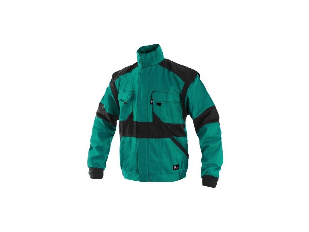 Blůza CXS LUXY EDA, prodloužená, pánská, zeleno-černá, vel. 62 b1/20 - CN-1010-007-510-62