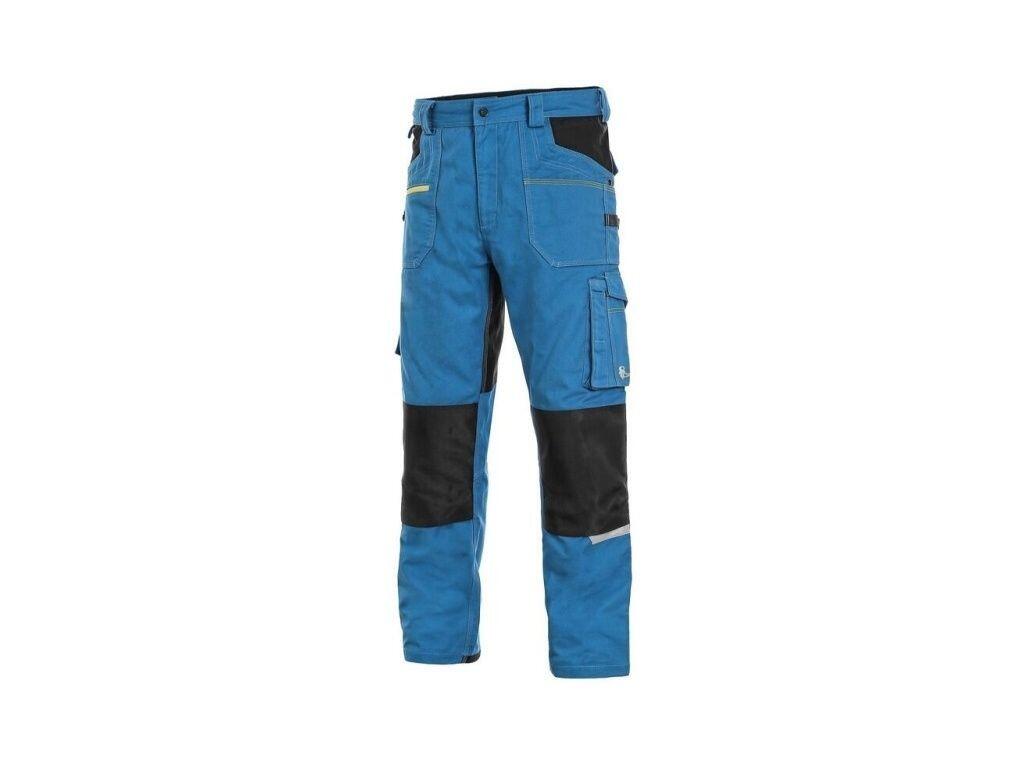 Kalhoty CXS STRETCH, pánské, středně modré-černé, vel. 52 b1/20 - CN-1020-027-440-52