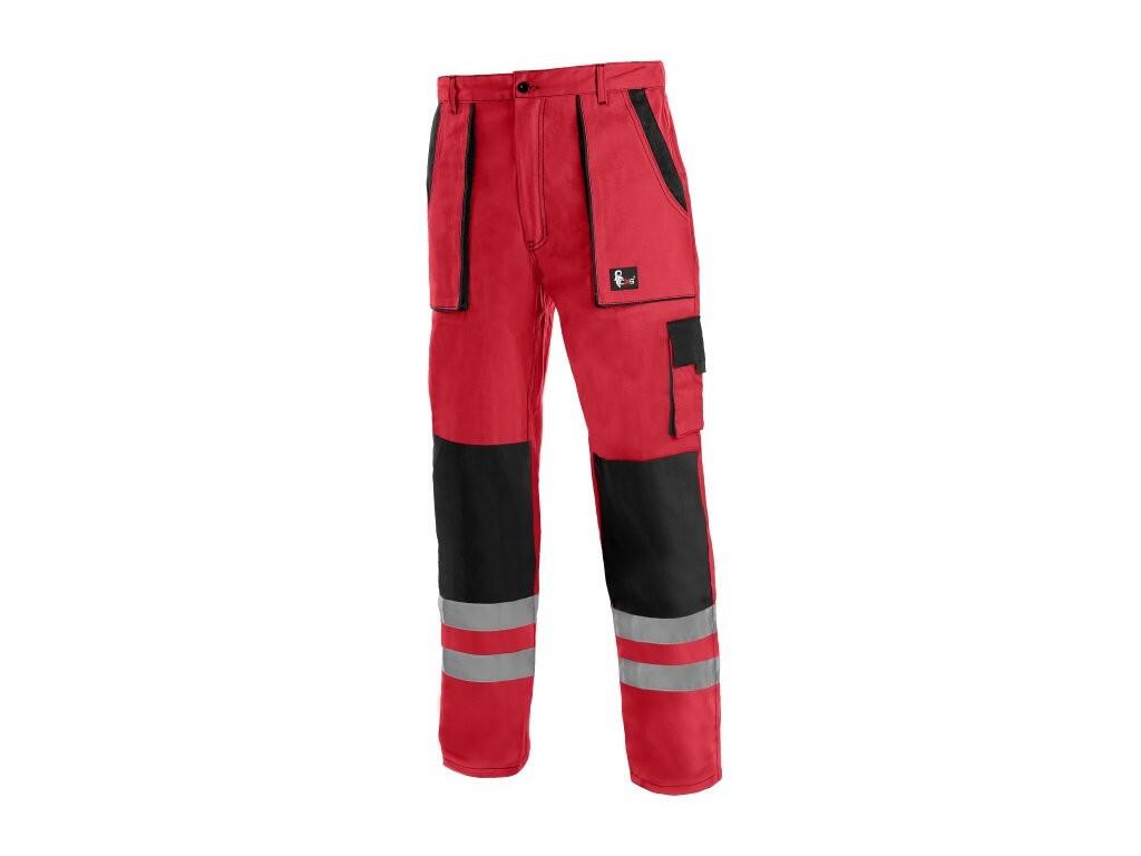 Kalhoty CXS LUXY BRIGHT, pánské, červeno-černé, vel. 50 b1/20 - CN-1020-028-260-50