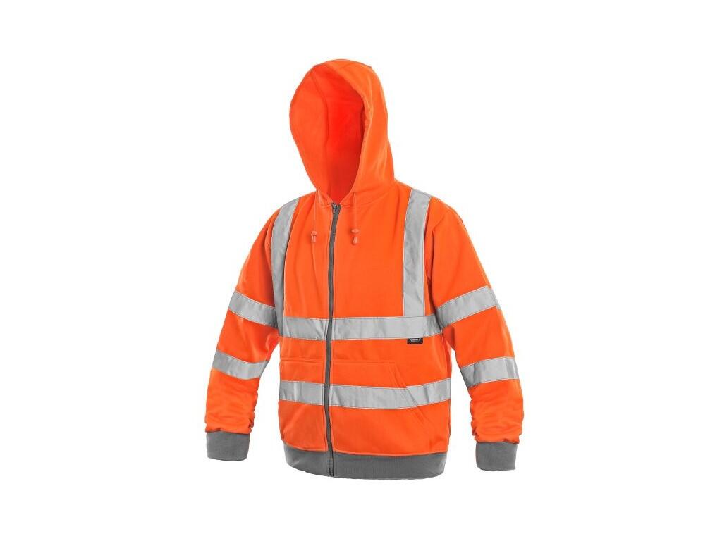 Mikina FROME, oranžová, vel. XL b1/10 - CN-1115-027-200-95