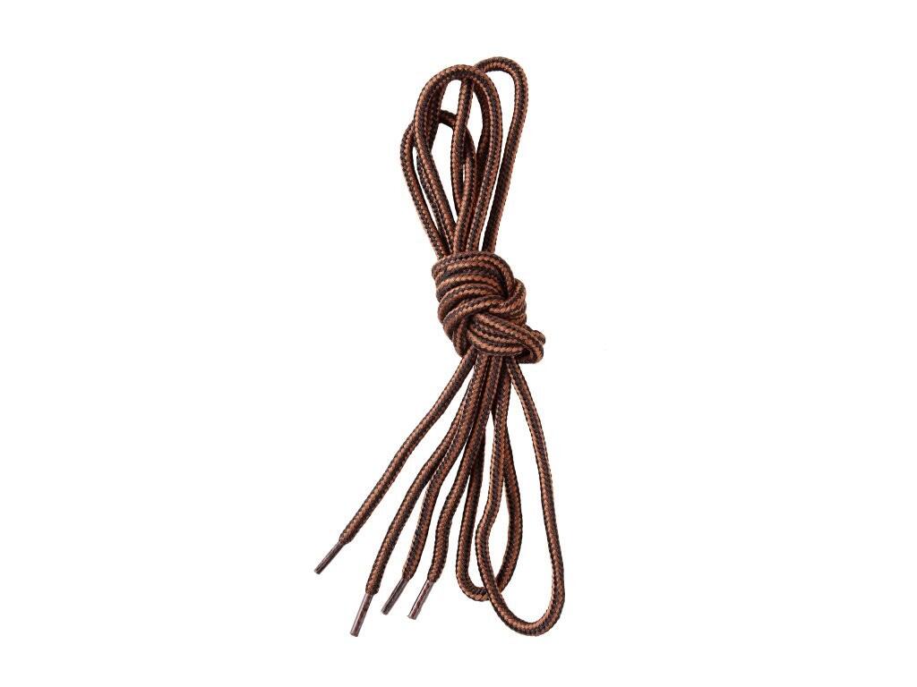 Tkaničky do obuvi, kulatá, hnědá, 130 cm b1/5 - CN-2900-006-600-00