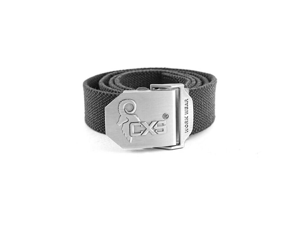 Opasek CXS NAVAH, černý, 4 cm, 125cm, textilní, spona s logem CXS b1/50 - CN-6110-003-800-00