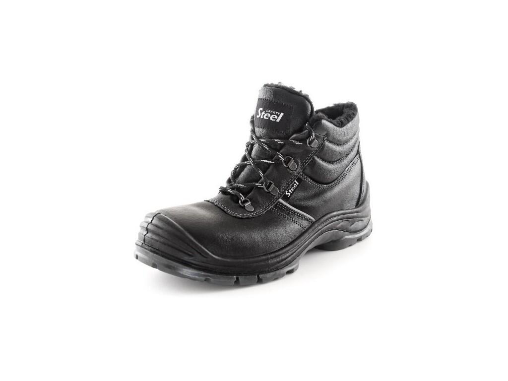Obuv kotníková CXS SAFETY STEEL NICKEL S3, zimní, černá, vel. 43 b1/10 - CN-2310-001-800-43