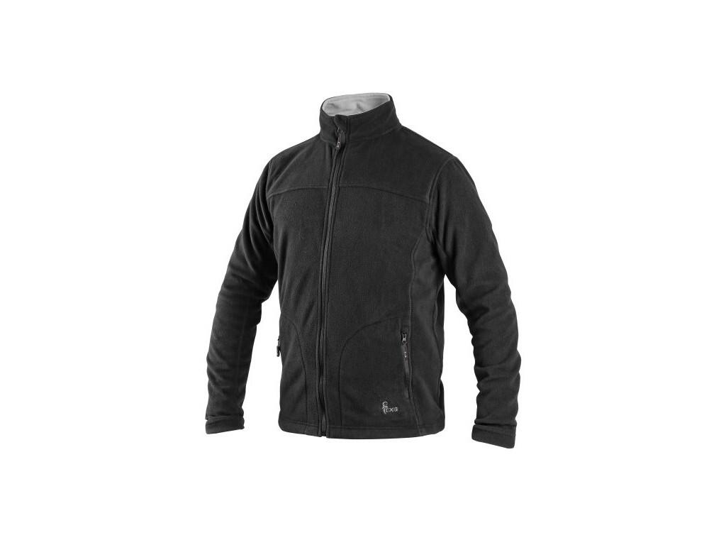 Mikina GRANBY, pánská, fleece, černá,vel. L b1/20 - CN-1510-031-800-94