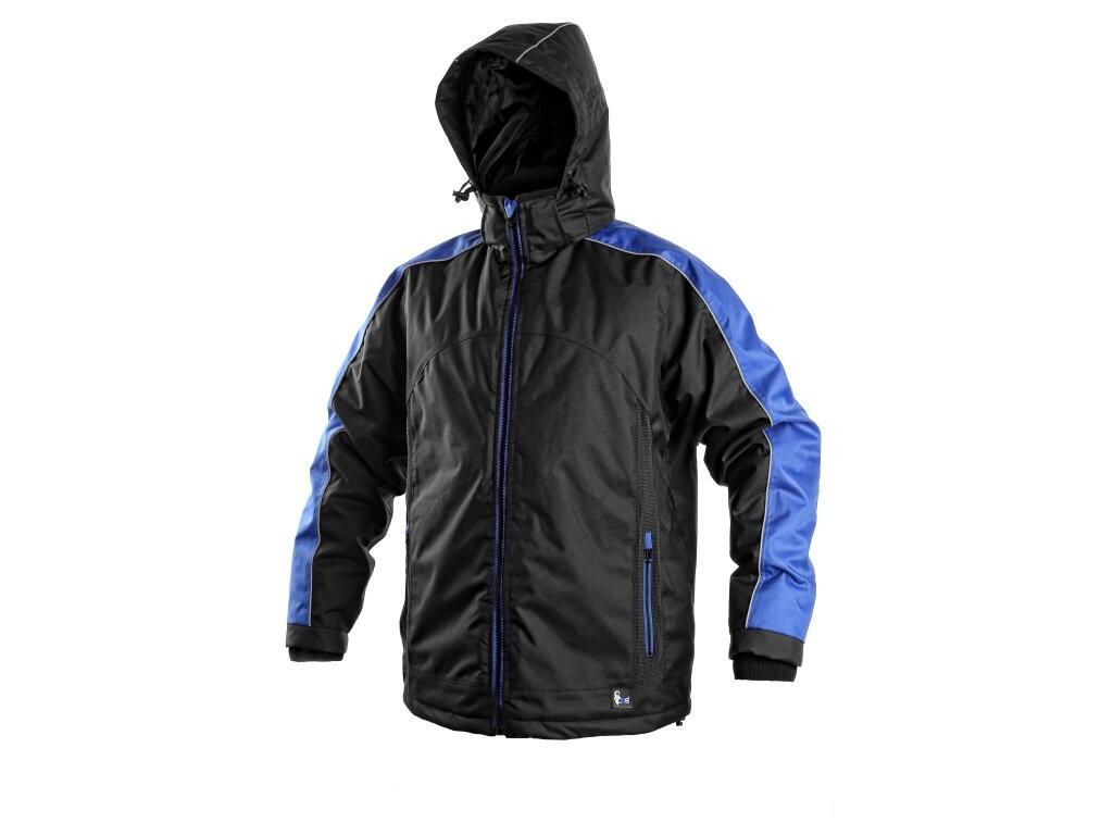 Bunda  CXS BRIGHTON, zimní, černo-modrá, vel. 4XL b1/10 - CN-1210-078-806-98