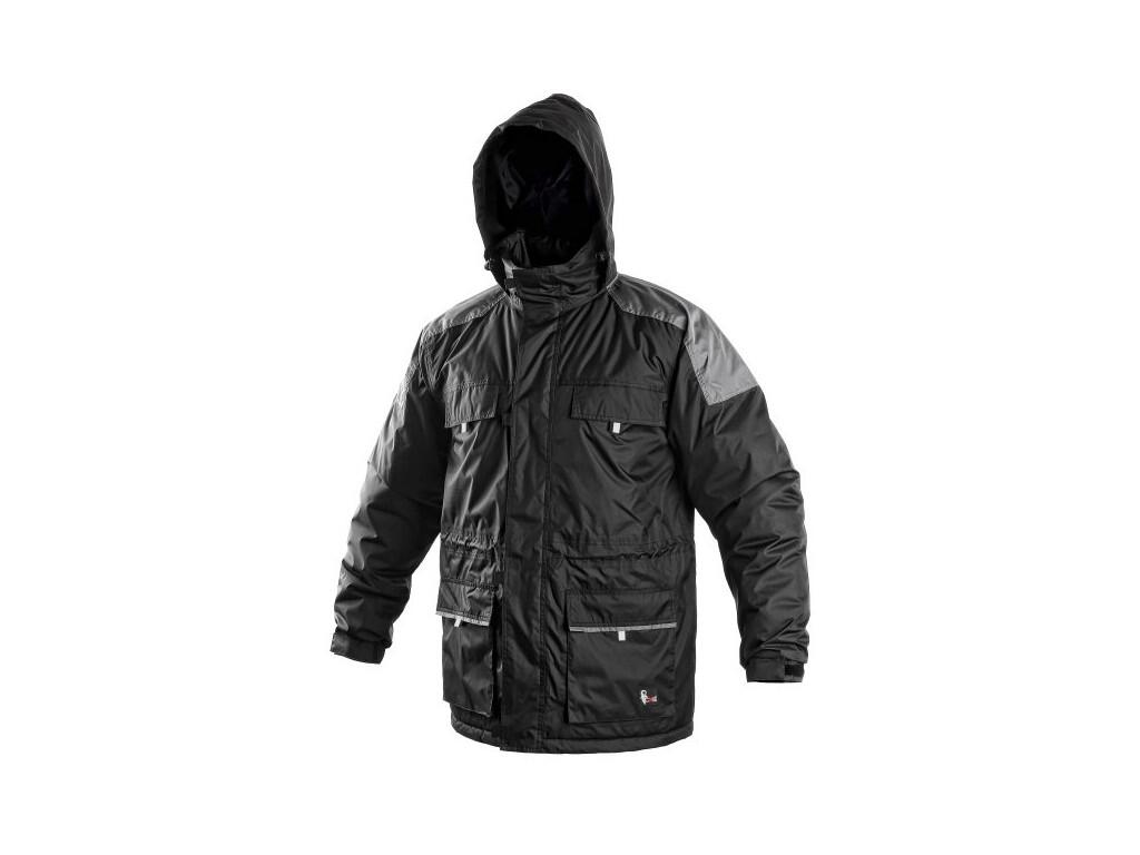 Bunda FREMONT, zimní, pánská, černo-šedá, vel. M b1/10 - CN-1210-005-810-93