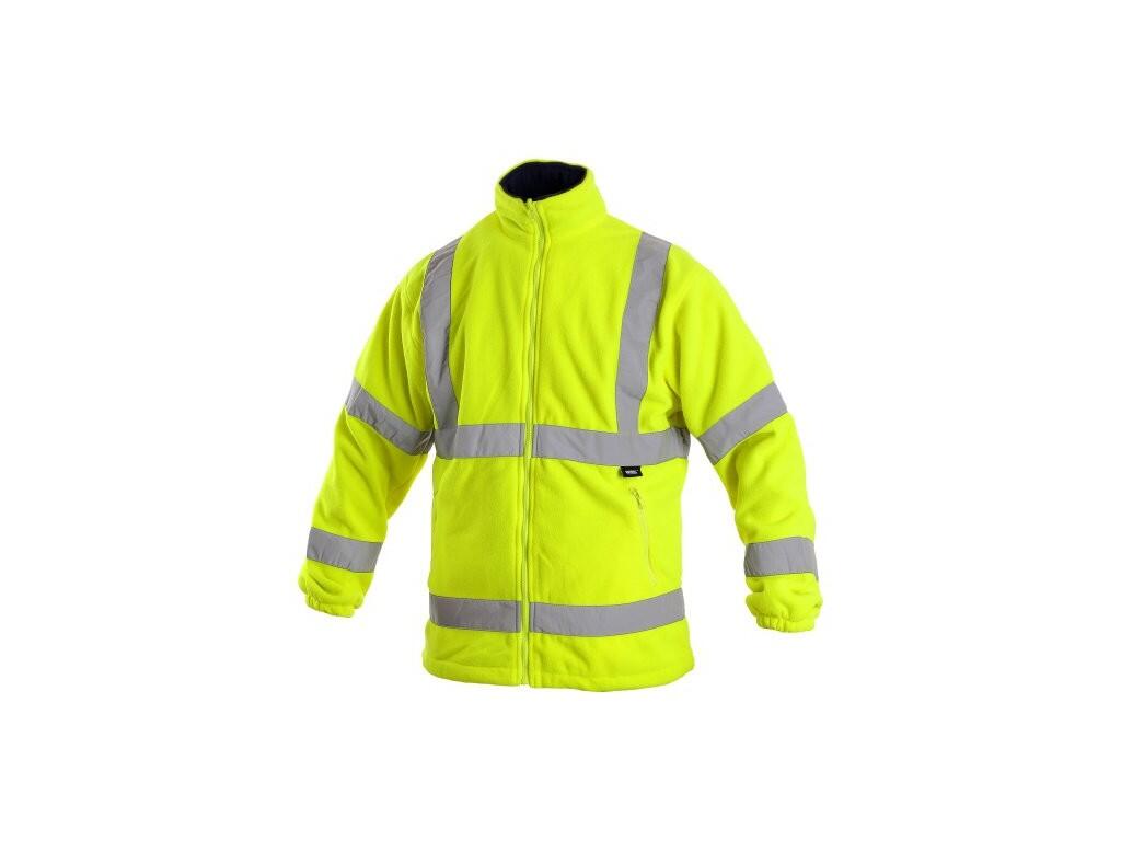 Bunda PRESTON, výstražná, žlutá, vel. L b1/10 - CN-1115-023-150-94
