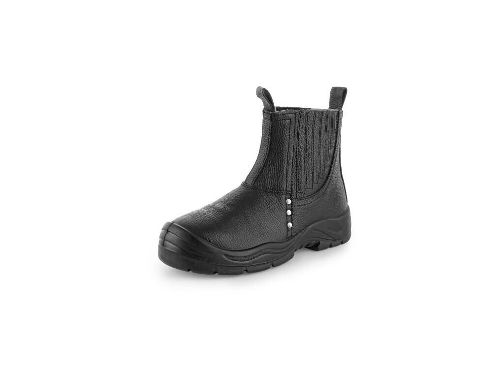 Obuv kotníková DRAGO S1 pérko s ocel.šp. PU/guma, černá, vel. 39 b1/10 - CN-2115-027-800-39
