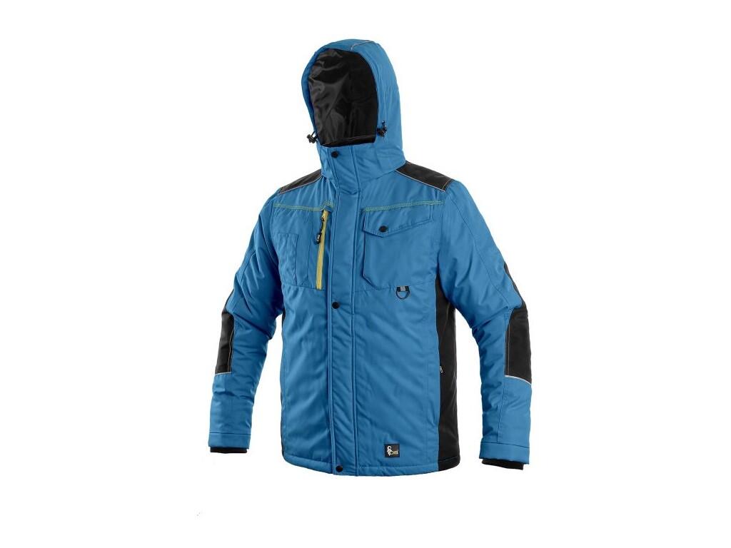 Bunda BALTIMORE, pánská, středně modrá - černá, vel. 4XL b1/10 - CN-1210-096-440-98