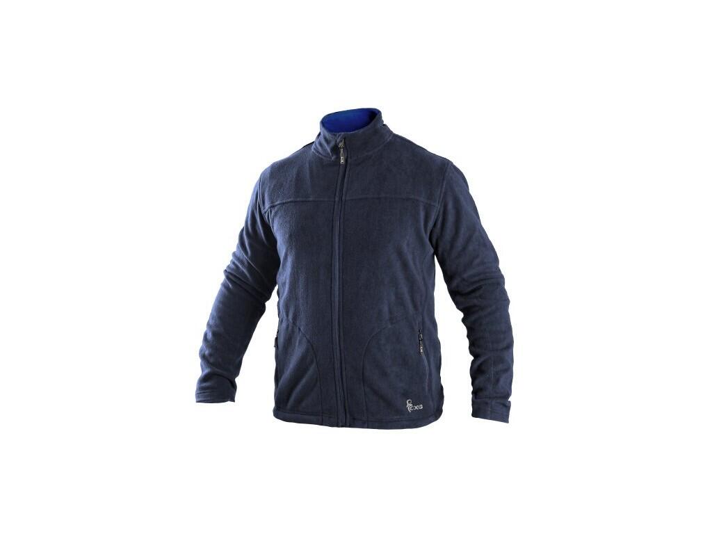 Mikina GRANBY, pánská, fleece, tmavě modrá, vel. L b1/20 - CN-1510-031-414-94