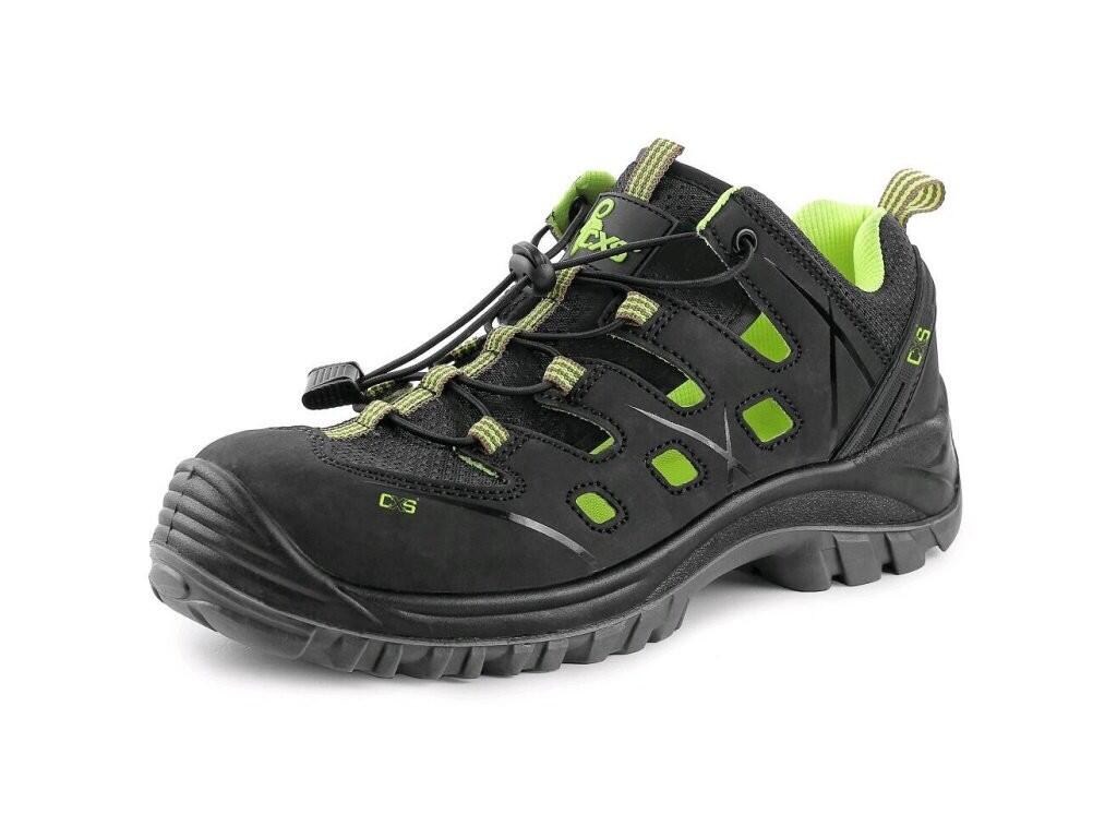 Obuv sandál CXS Universe Solar S1P ESD, černo-zelená, vel. 42 - CN-2136-025-808-42