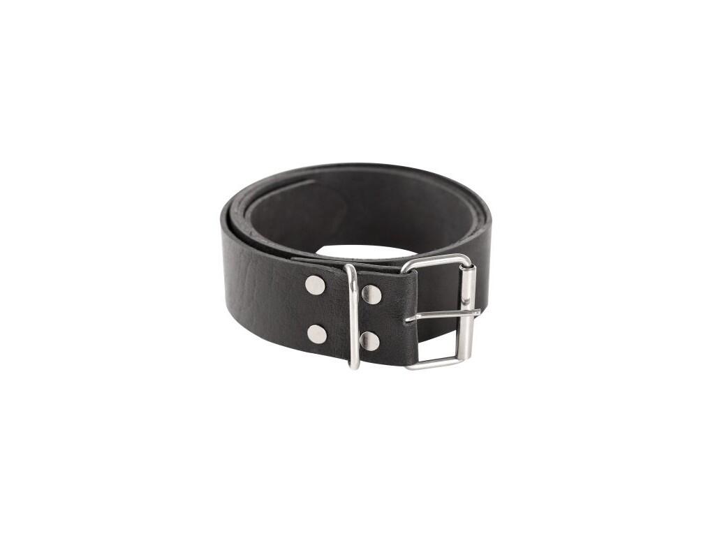 Opasek CXS TOBA, 4 cm, 130 cm, kožený, nastavitelná spona, černý b1/10/100 - CN-6110-086-800-00
