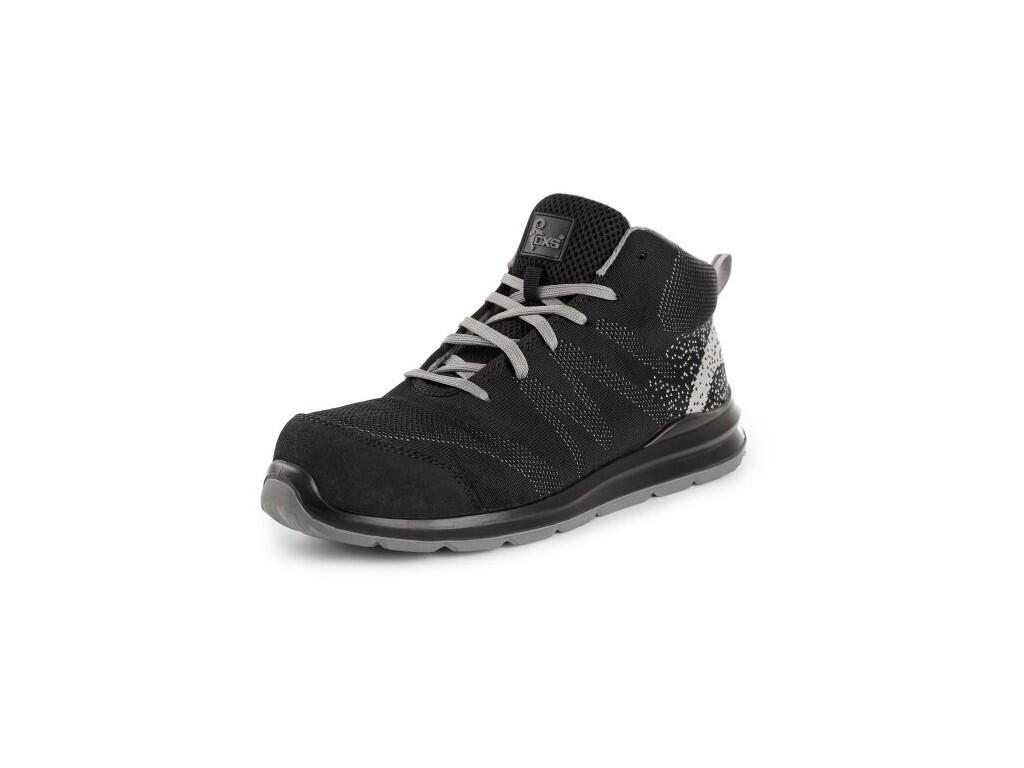 Obuv kotníková CXS TEXLINE MURTER S1P, černo-šedá, vel. 37 b1/10 - CN-2116-046-810-37