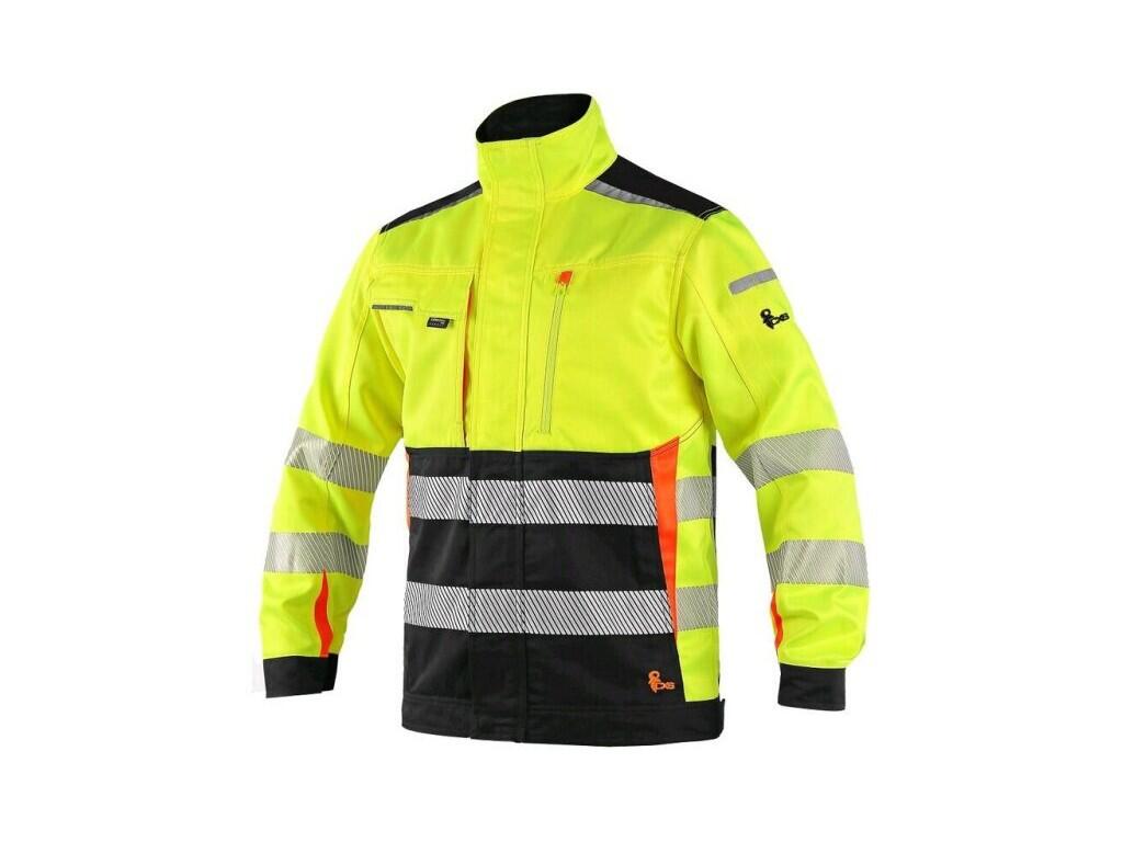 Blůza CXS BENSON výstražná, pánská, žluto-černá, vel. 60 b1/20 - CN-1112-011-160-60