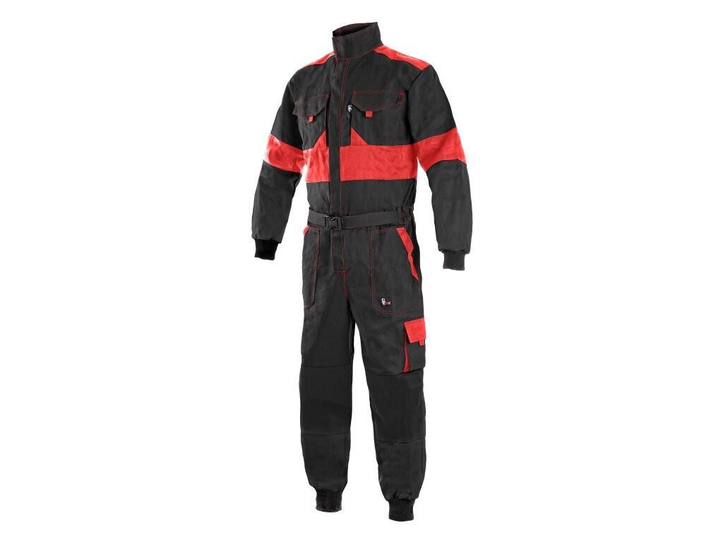 Kombinéza CXS LUXY ROBERT, pánská, černo-červená, vel. 58 b1/10 - CN-1040-006-805-58