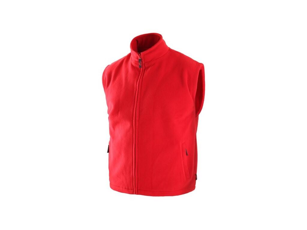 Vesta UTAH, fleecová, červená, vel. XL b1/10 - CN-1330-002-250-95