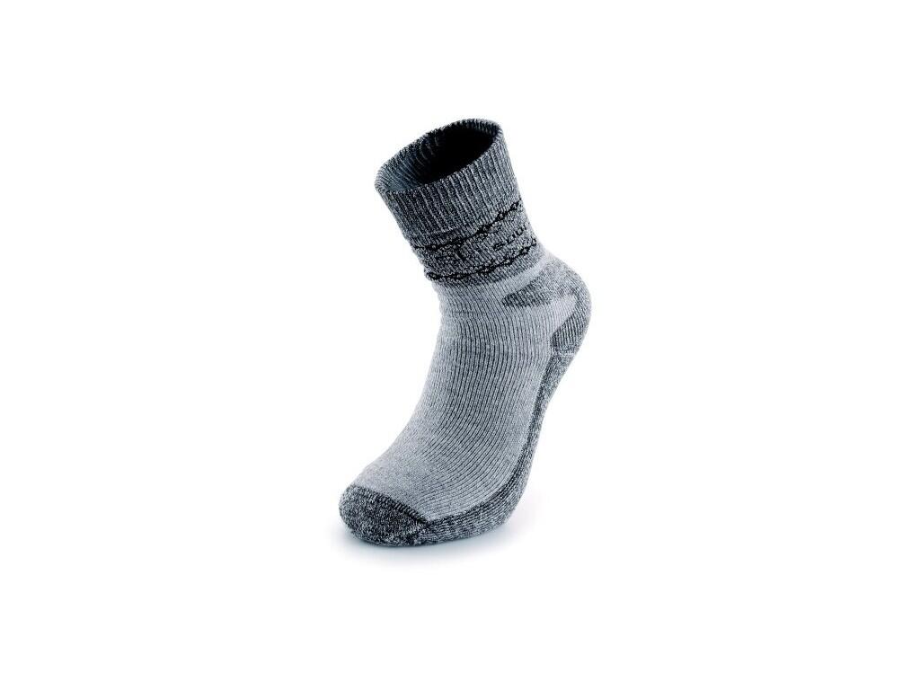 Ponožky SKI,zimní, šedé, vel. 39 b1/100 - CN-1830-004-700-39
