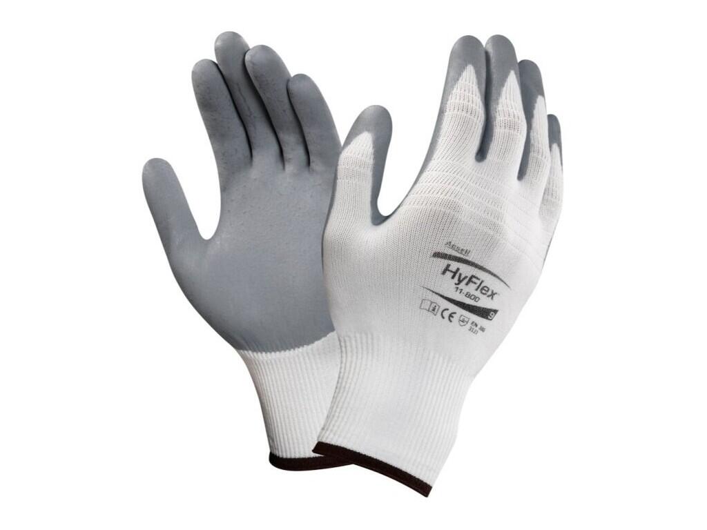 Rukavice ANSELL HYFLEX 11-800, máčené v nitrilu, vel. 08 b1/12/144 - CN-3410-011-109-08