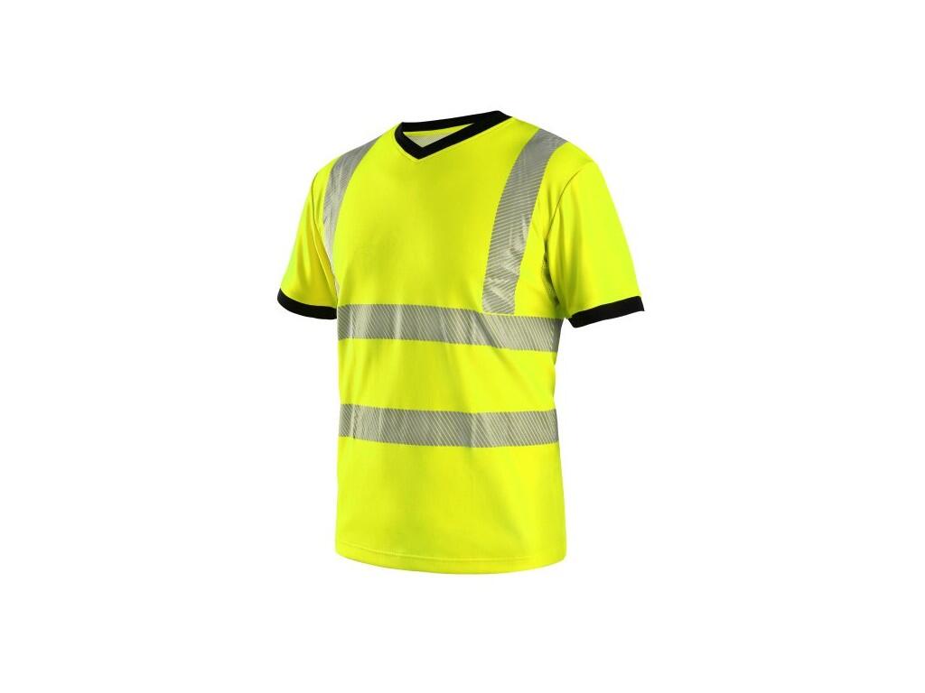 Tričko CXS RIPON, výstražné, pánské, žluto - černé, vel. 2XL - CN-1113-108-160-96