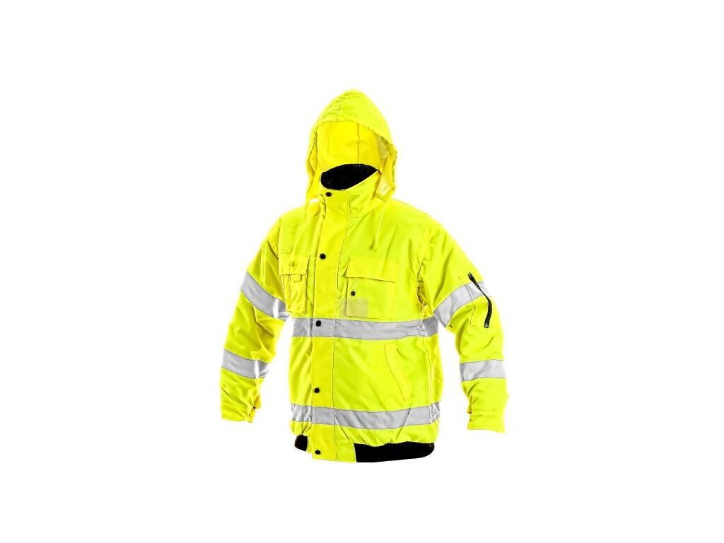 Bunda LEEDS, výstražná, pánská, žlutá, vel. 2XL - CN-1110-007-150-96