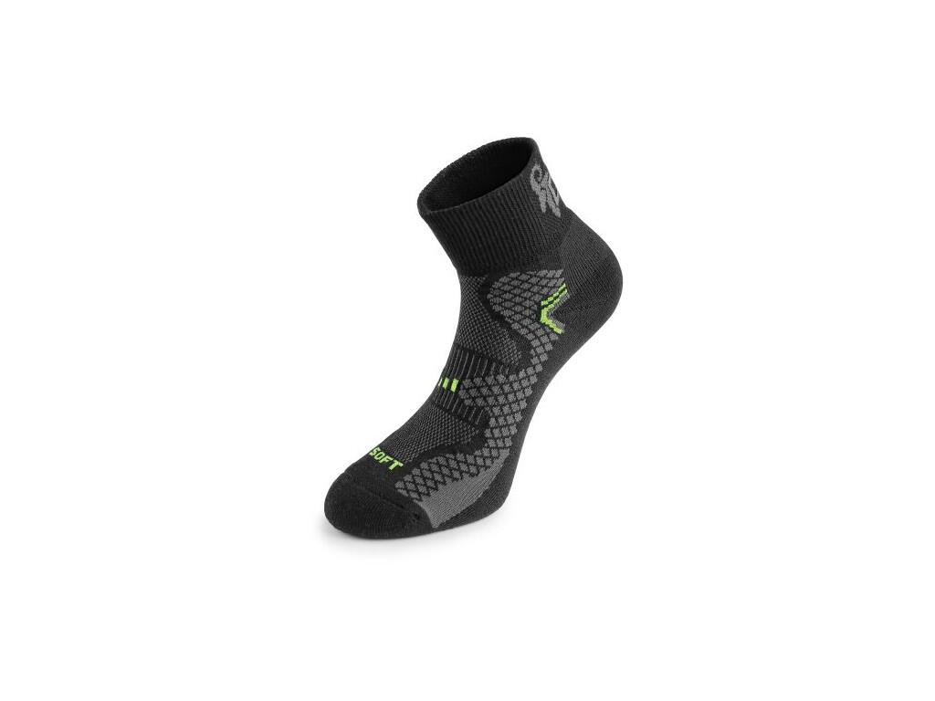 Ponožky SOFT, černo-žluté, vel. 39 - CN-1830-011-802-39