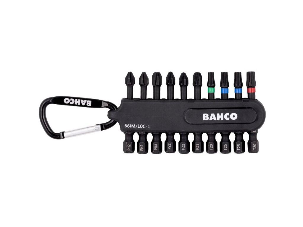 Sada rázových utahovacích bitů 1/4" 2xPH2,PH3,2xPZ2,PZ3,2xTX20,TX25,TX30 DIN3126 ISO1173 - BA-66IM/10C-1