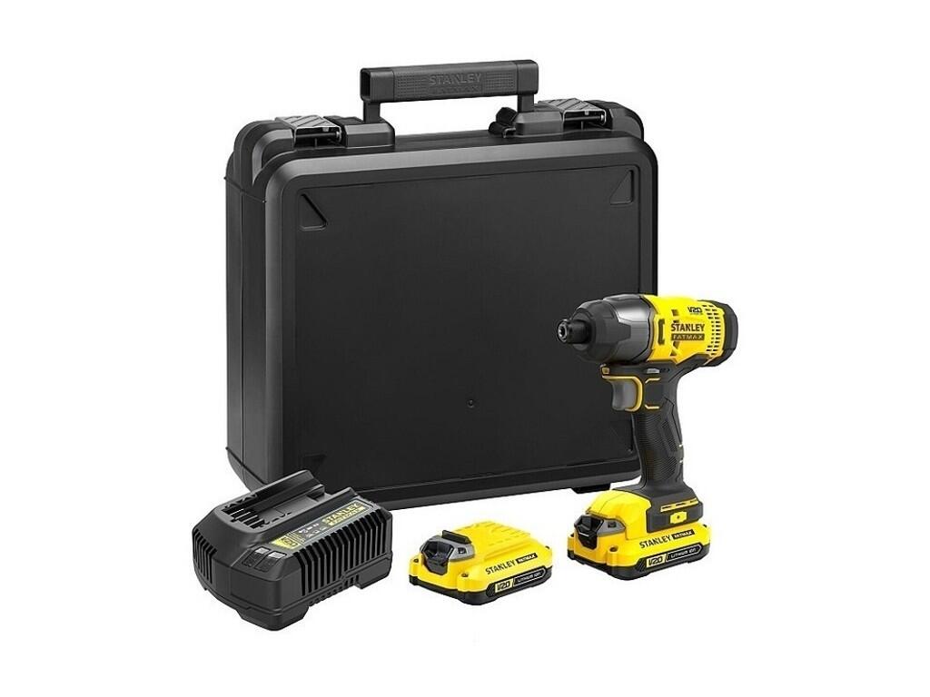 V20 Aku rázový utahovák 1/4", 2 x 1.5Ah, kitbox - ST-SFMCF800C2K-QW