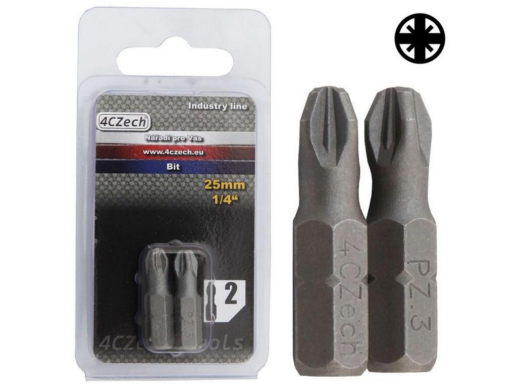 Bit 1/4" PZ 2 délka 25mm balení 2ks - 4CZ-8073-02