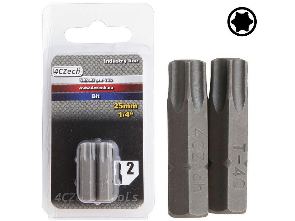 Bit 1/4" TX 40 délka 25mm balení 2ks - 4CZ-8074-40