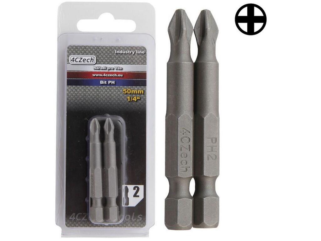 Bit 1/4" PH 3 délka 50mm balení 2ks - 4CZ-8082-03