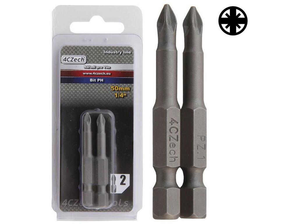 Bit 1/4" PZ 2 délka 50mm balení 2ks - 4CZ-8083-02