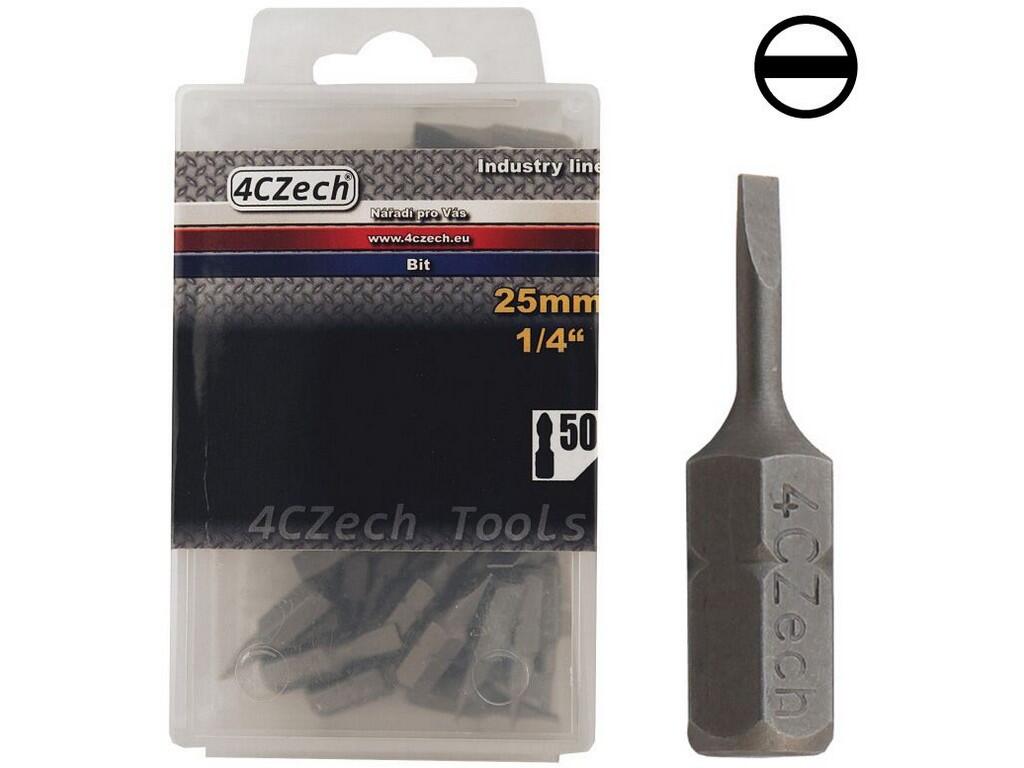 Bit 1/4" PL 1x6mm délka 25mm balení 50ks - 4CZ-8071-60-50