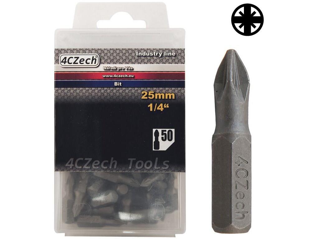 Bit 1/4" PZ 4 délka 25mm balení 50ks - 4CZ-8073-04-50