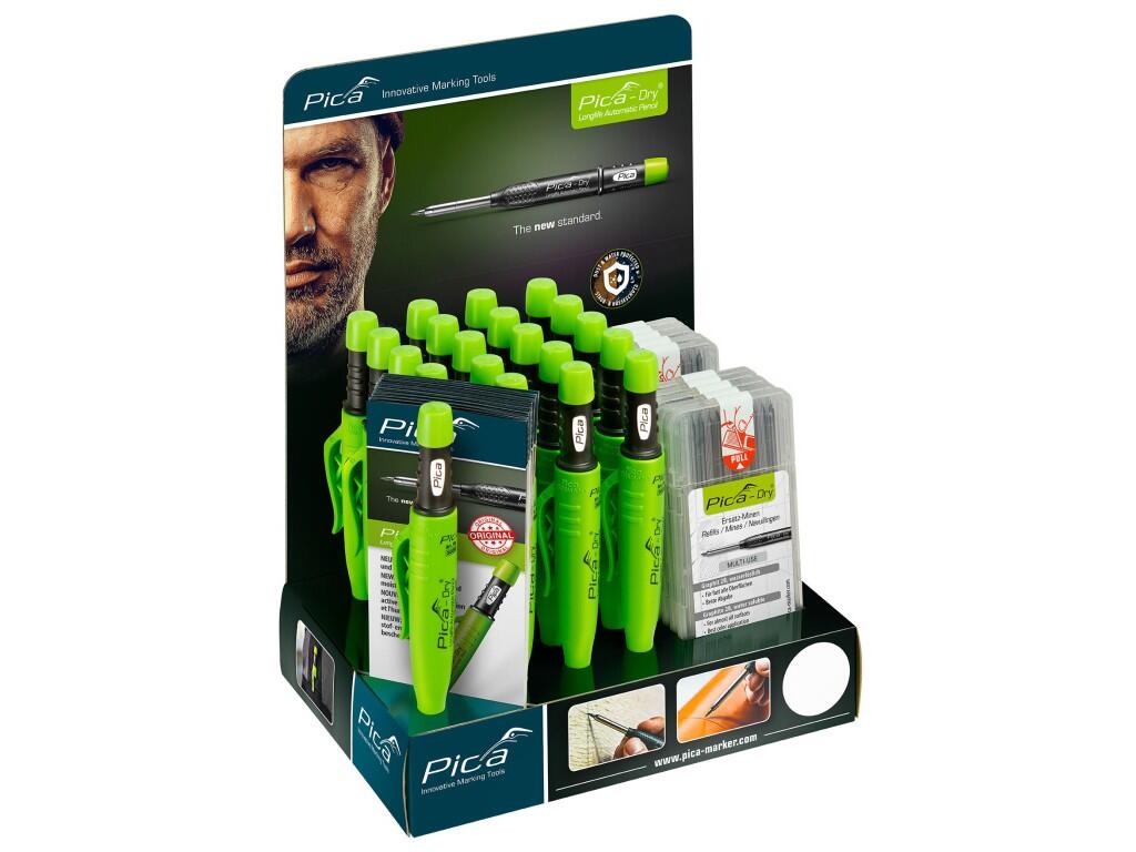 PICA Dry DISPLAY GRAPHITE - 20x 3030, 10x 4030 - PC-3021