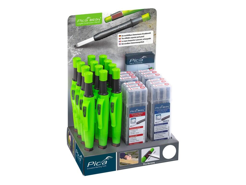 PICA BIG Dry DISPLAY SPECIAL - 12x TUŽKA 6060 + 3x TUHY 6030 + 3x TUHY 6045 + 3x TUHY 6050 + 3x TUHY 6051 - PC-6021