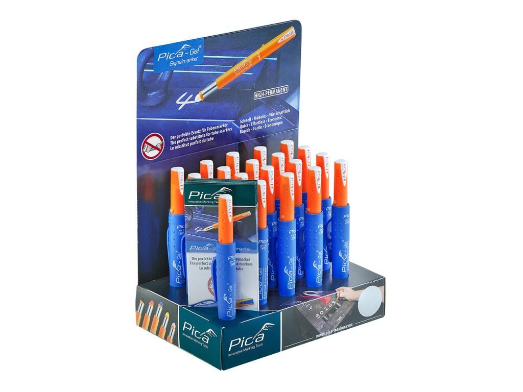 PICA GELOVÝ SIGNÁLNÍ ZNAČKOVAČ DISPLAY BÍLÝ - 20x BÍLÝ - PC-8025